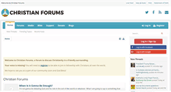 Desktop Screenshot of christianforums.com